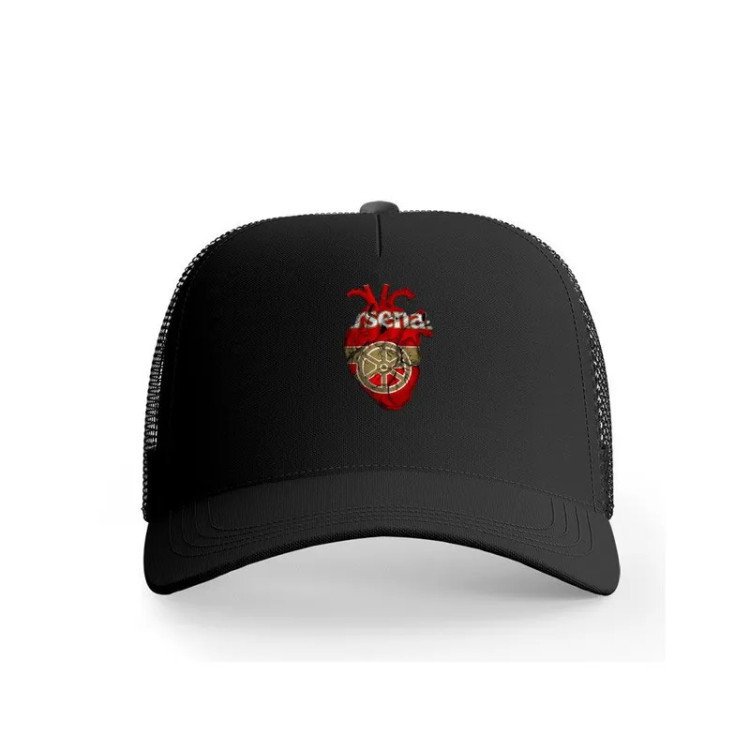 کلاه کپ پاد آفرین مدل فوتبالی آرسنال کد 325 جنس کتان قابلیت تنفس قابل تنظیم محافظت در برابر آفتاب