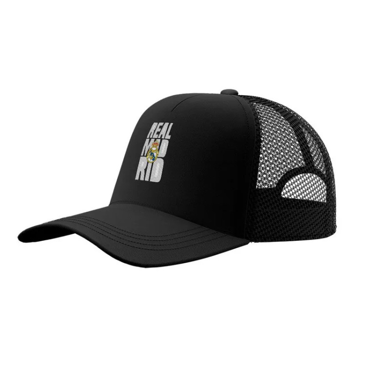 کلاه کپ پاد آفرین مدل فوتبالی رئال مادرید کد 279 جنس کتان مناسب اسپرت، روزمره