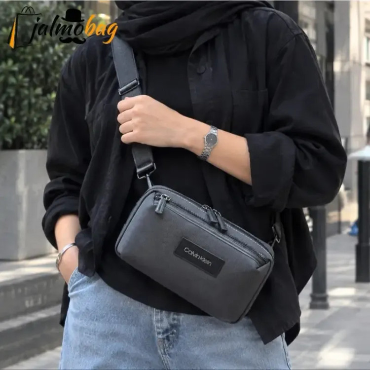 کیف دوشی و دستی اسپرت کلوین کلاین مدل 3 کاره برزنتی آبگریز