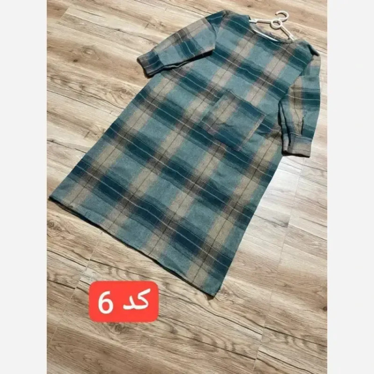 کفتان چهارخونه پشمی درجه یک فری سایز زنانه