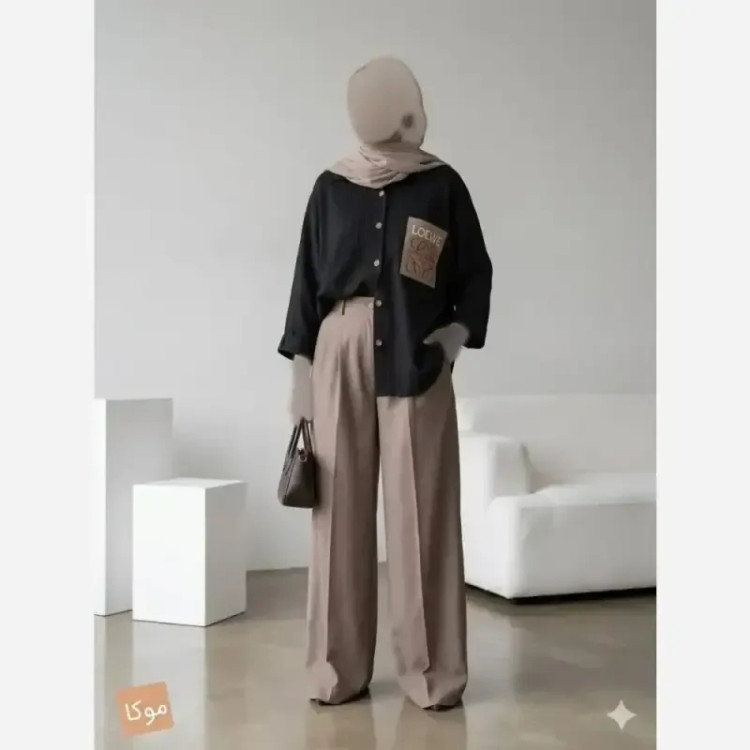 ست شومیز و شلوار لایرا سایز فری سایز 40 تا 50 درجه یک