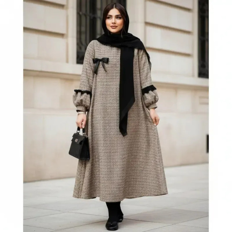 کفتان زنانه ریما پاییزه فری سایز 38 تا 50 قد 130