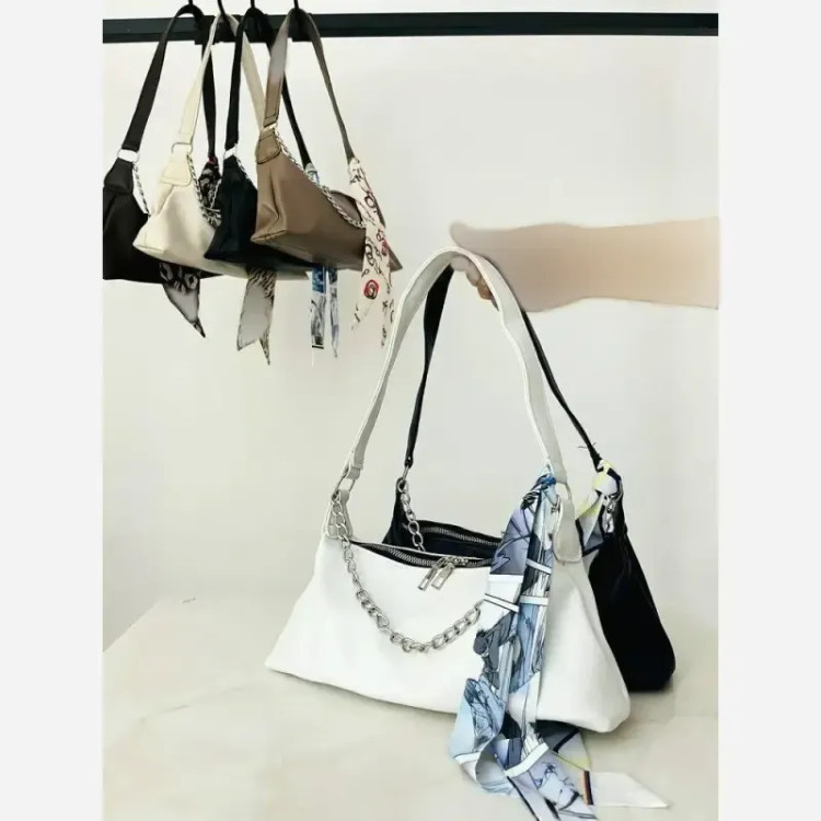کیف کژوال شال دار رنگبندی کامل