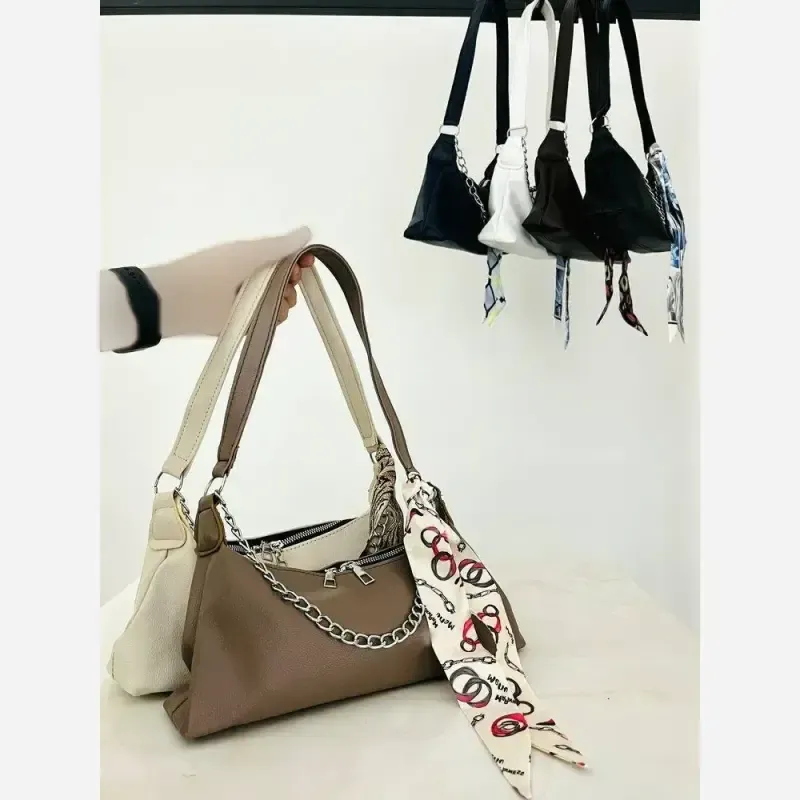 کیف کژوال شال دار رنگبندی کامل