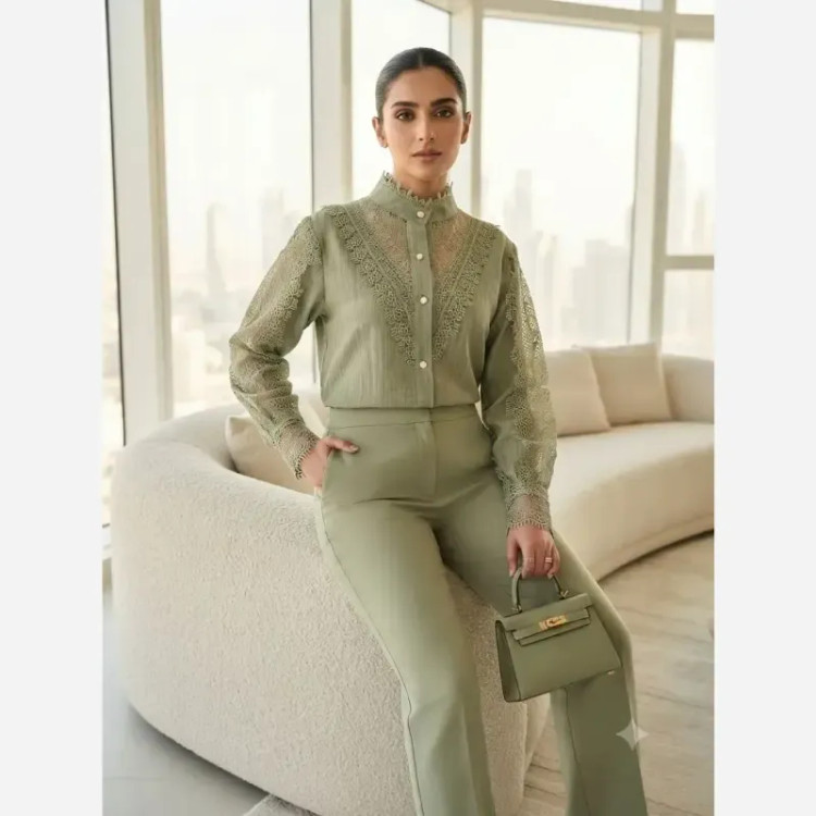شومیز زنانه مدل آی تک جنس پارچه توکی سایز 36 تا 56