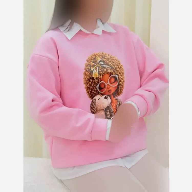 دورس عروسکی ترند داخل کرکی فری سایز مزونی