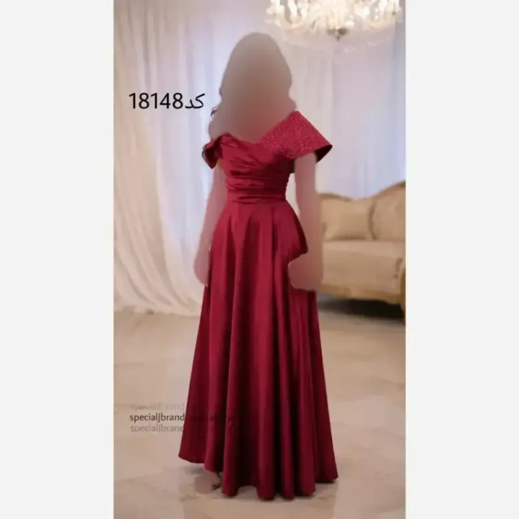 ماکسی مجلسی زنانه ساتن بارانیا
